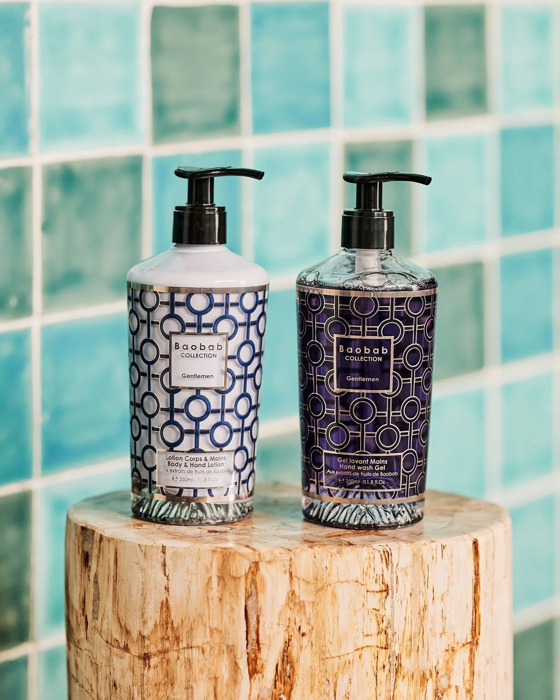 Wellness Erlebnis - Geschenkbox Gentlemen – Körper- & Handlotion und Duschgel von Baobab Collection
