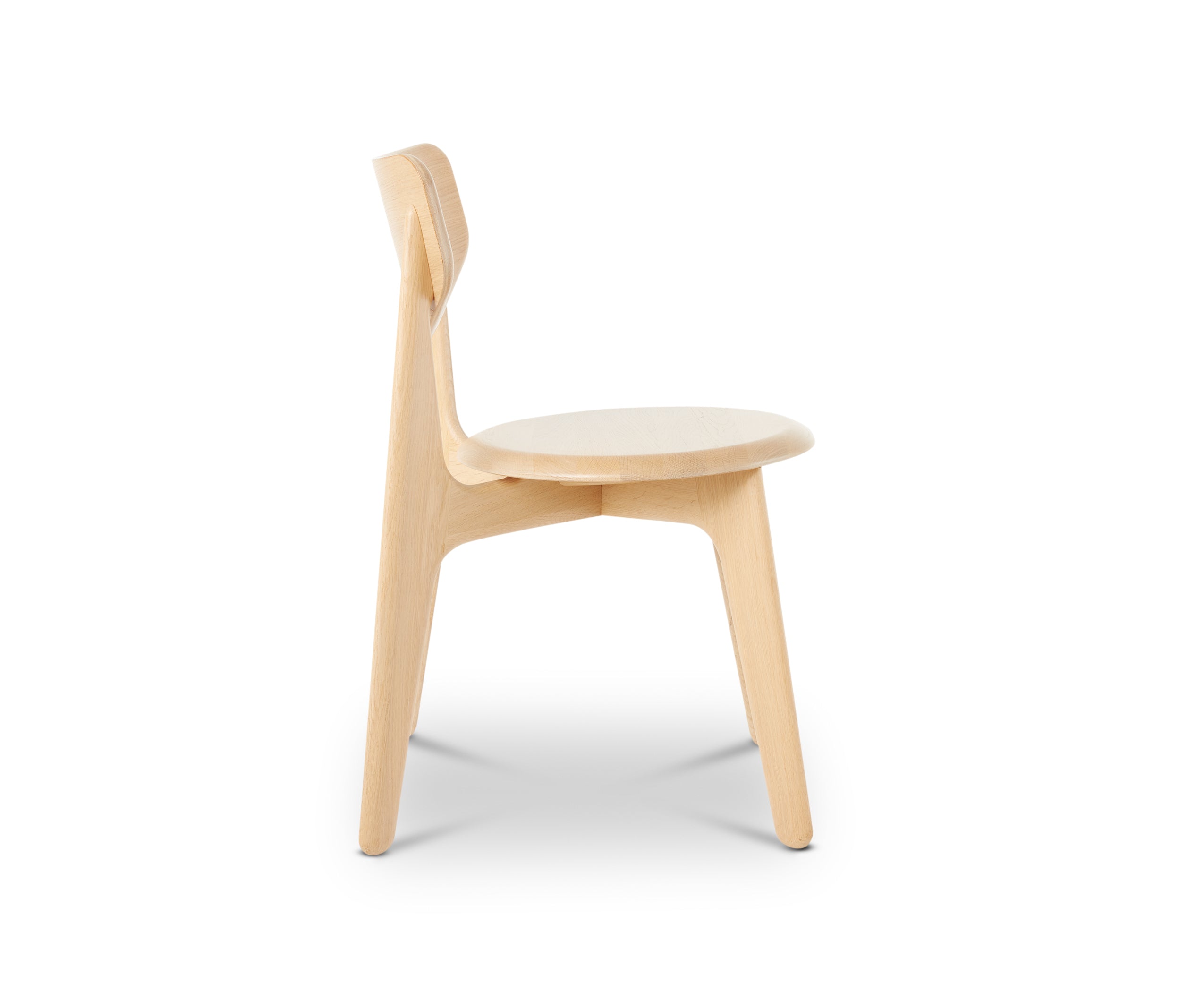 Stuhl Slab Dining Chair – Natural Brushed Oak