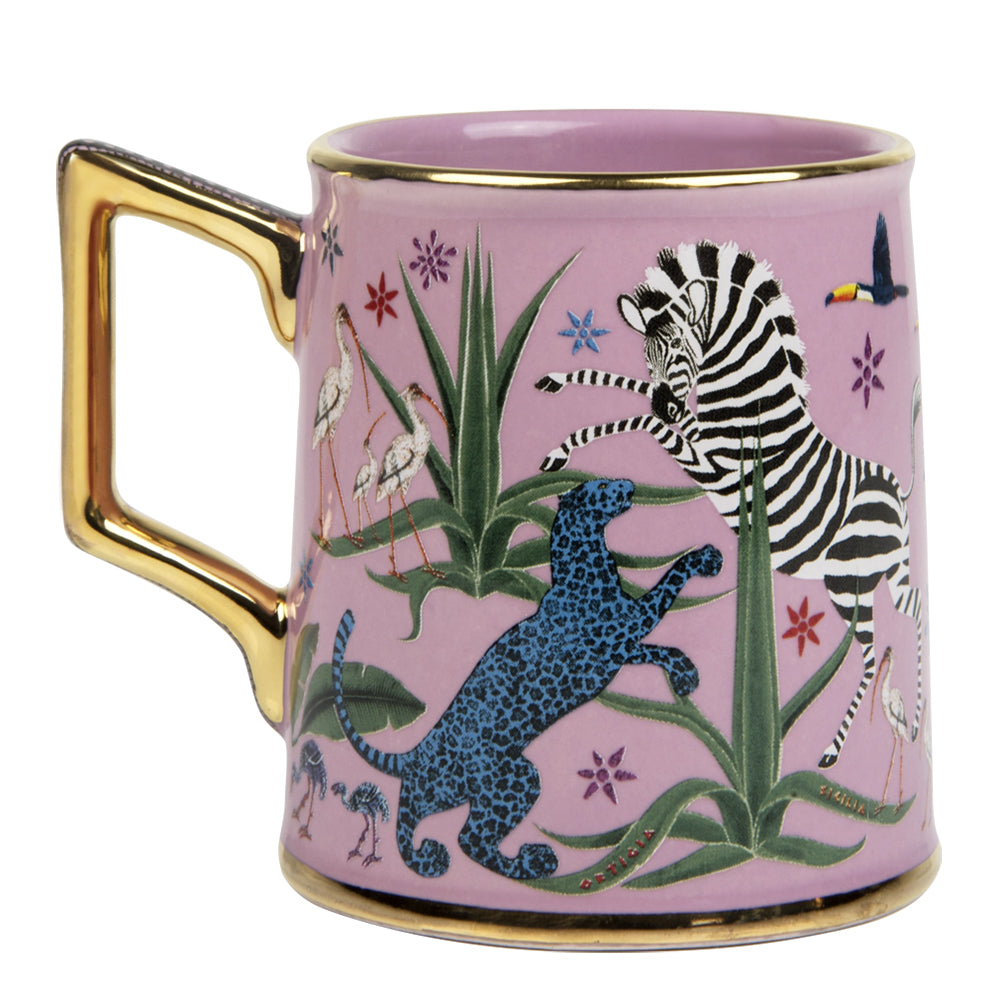Tasse TAZZA PINK aus Porzellan von der Marke Ortigia Sicilia