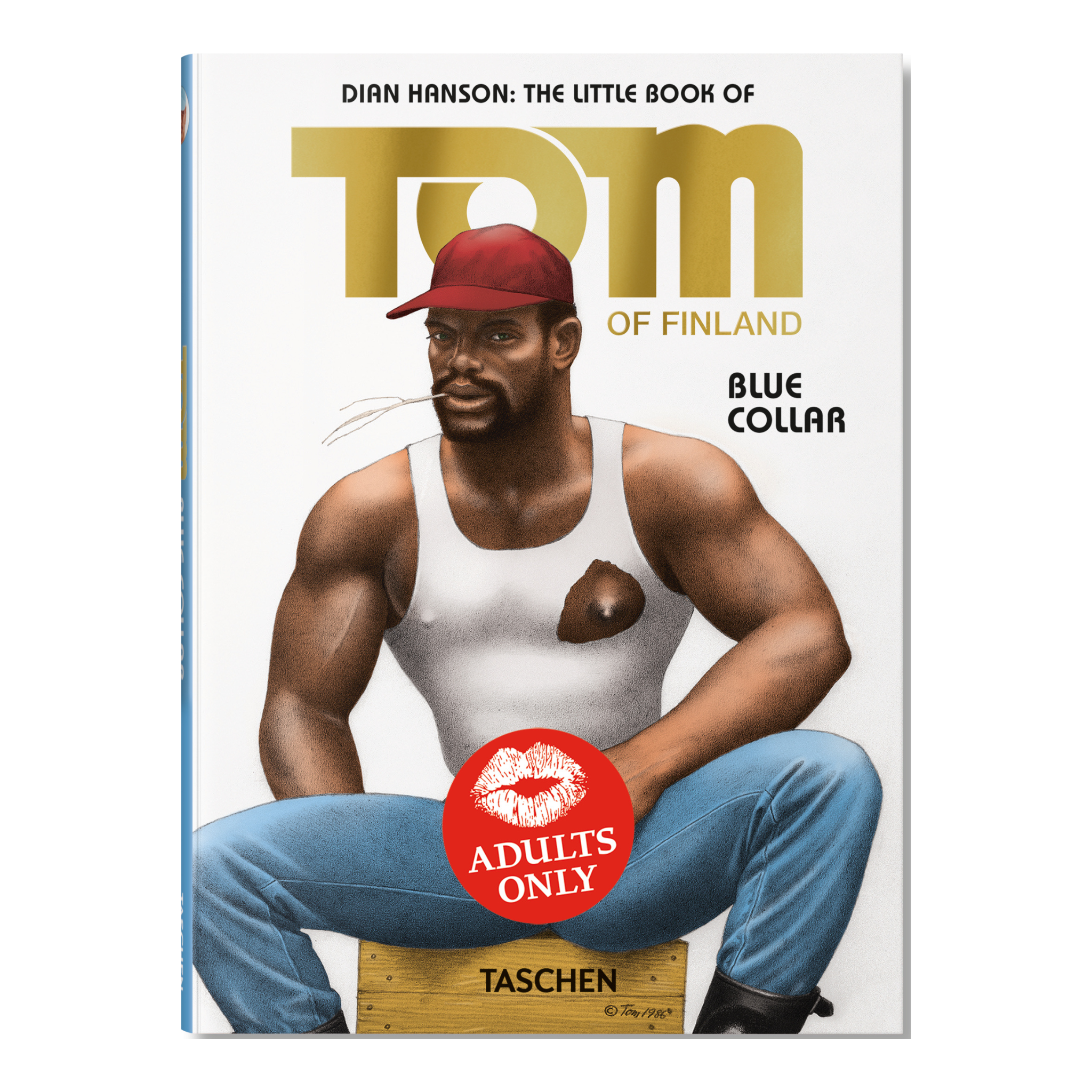 Cover des Buches The Little Book of Tom Blue Collar mit Darstellung männlicher Arbeiterfiguren