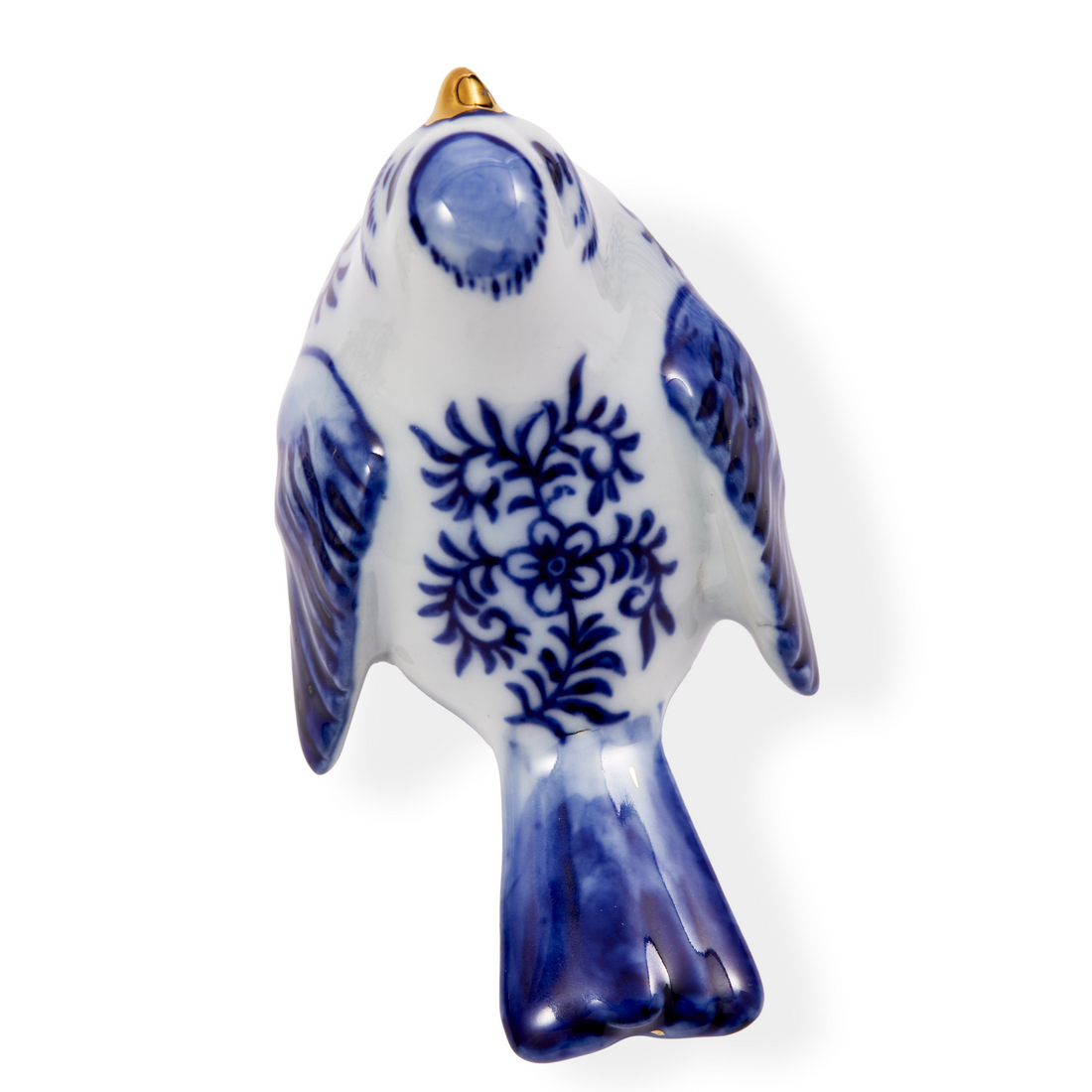 Detailaufnahme der BLUE BIRD FAMILY mit floralen Mustern