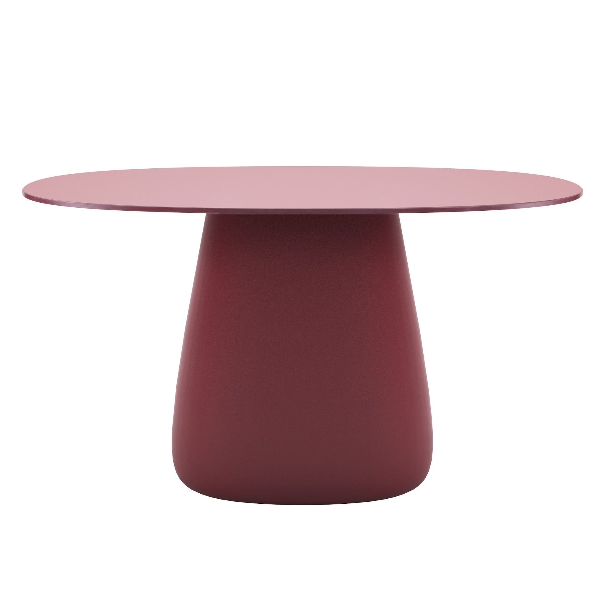 Cobble Table TOP 135, für drinnen & draußen in rot