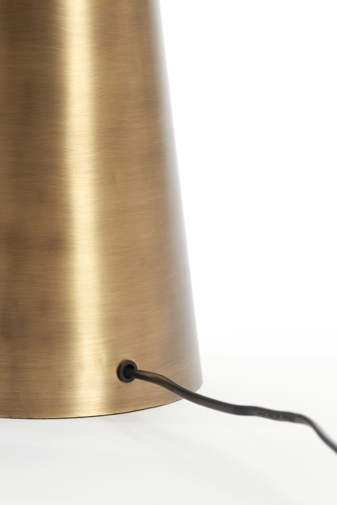 Tischlampe DITA L in antik Bronze Ø31x52cm