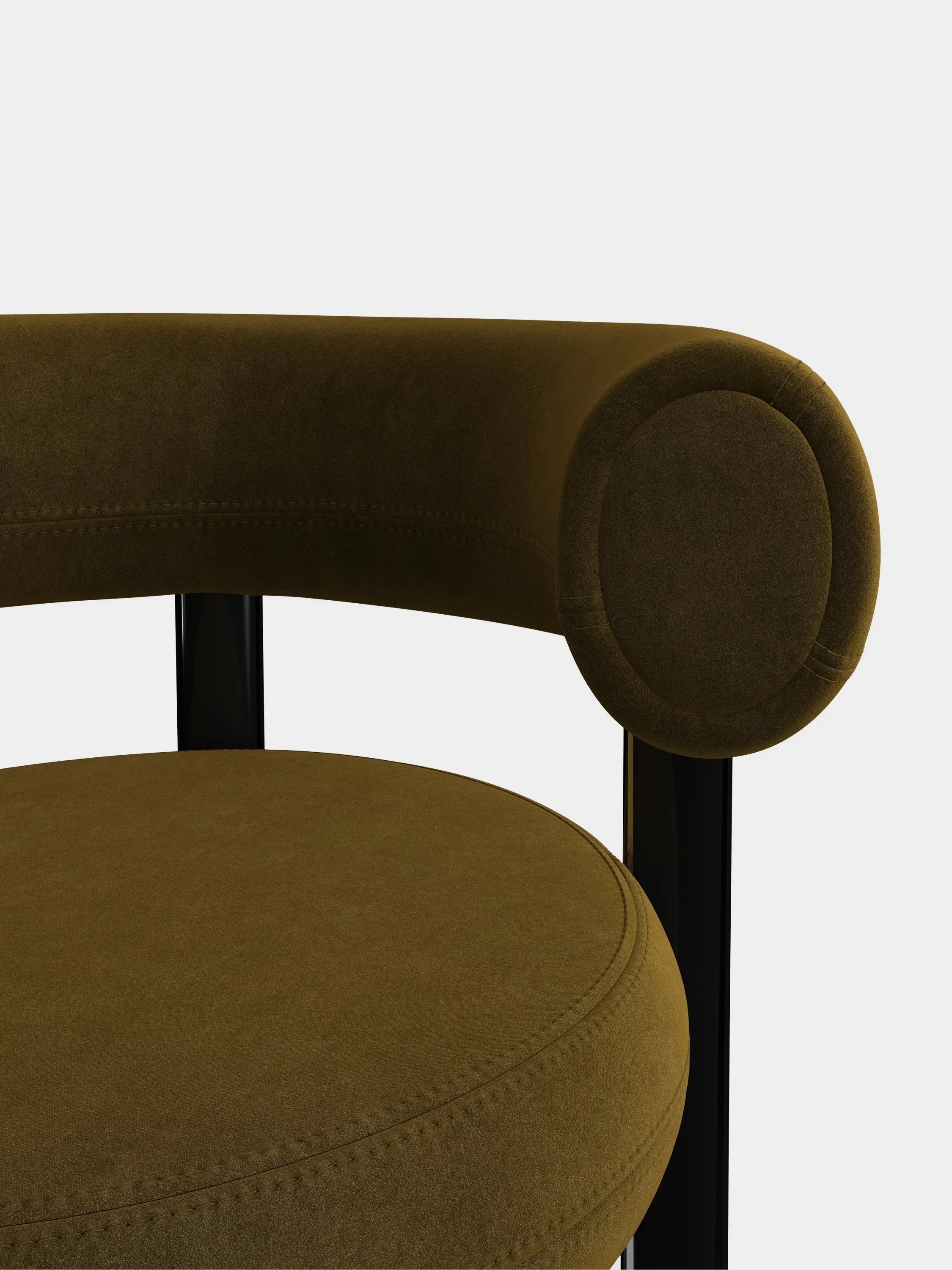 Grüner Designerstuhl von Tom Dixon