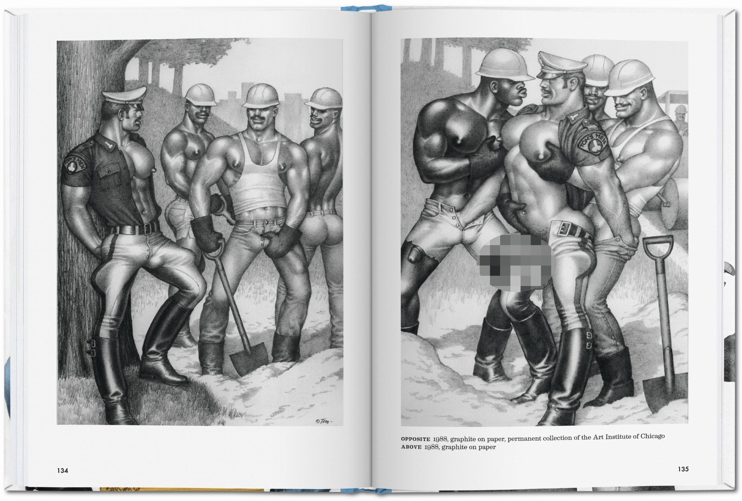 Darstellung von hypermaskulinen Blue Collar Männern in der Kunst von Tom of Finland mit Fokus auf Arbeiterkörper und Stärke