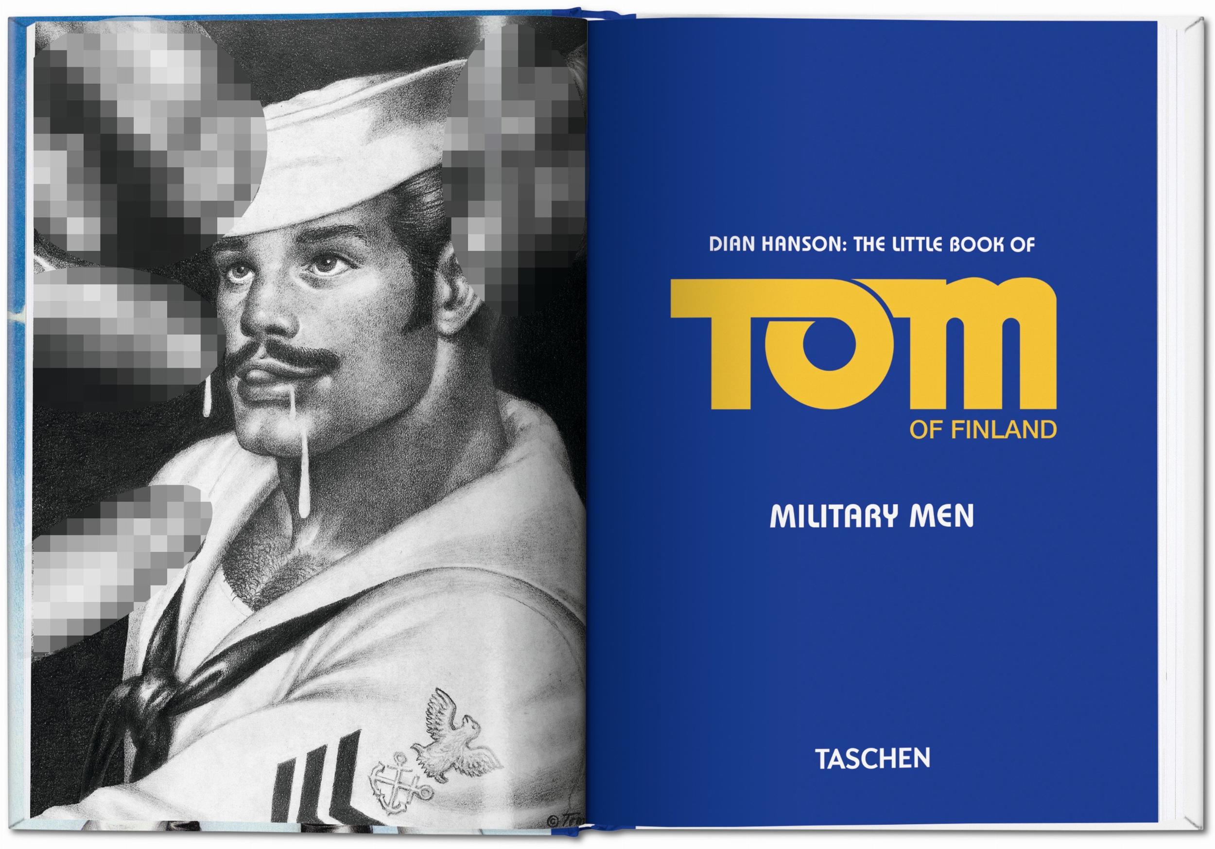 Hypermaskuline Soldatenfigur in Uniform im Stil von Tom of Finland