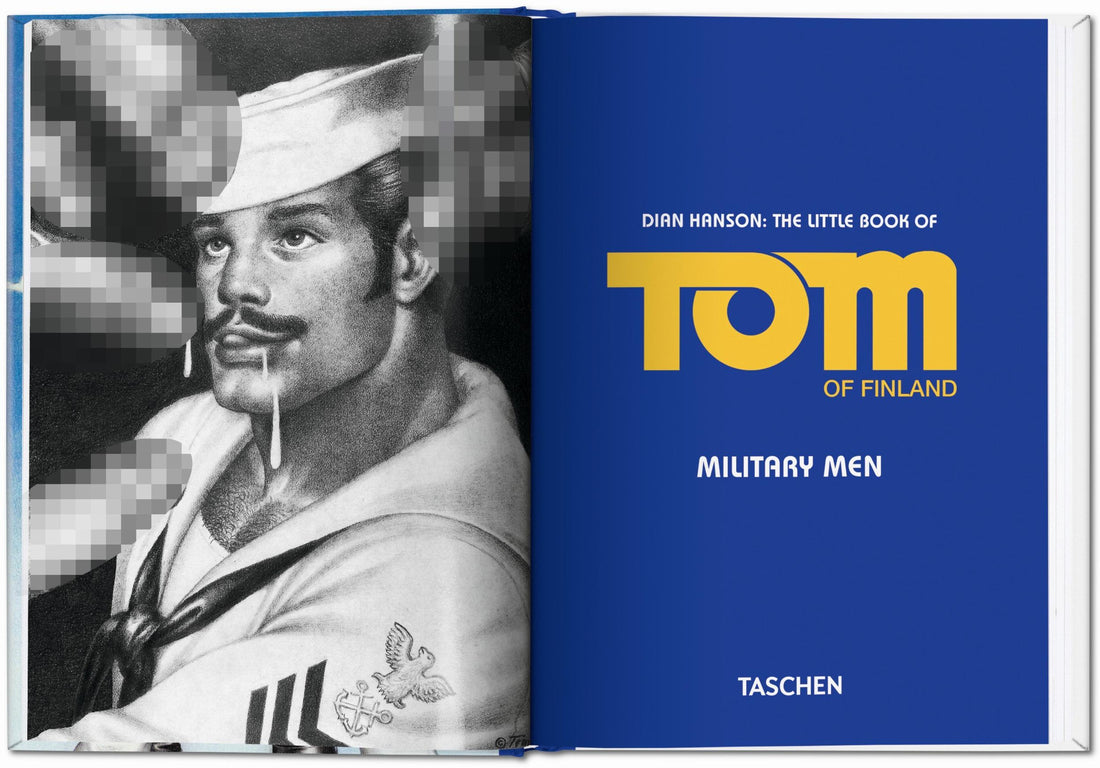 Hypermaskuline Soldatenfigur in Uniform im Stil von Tom of Finland