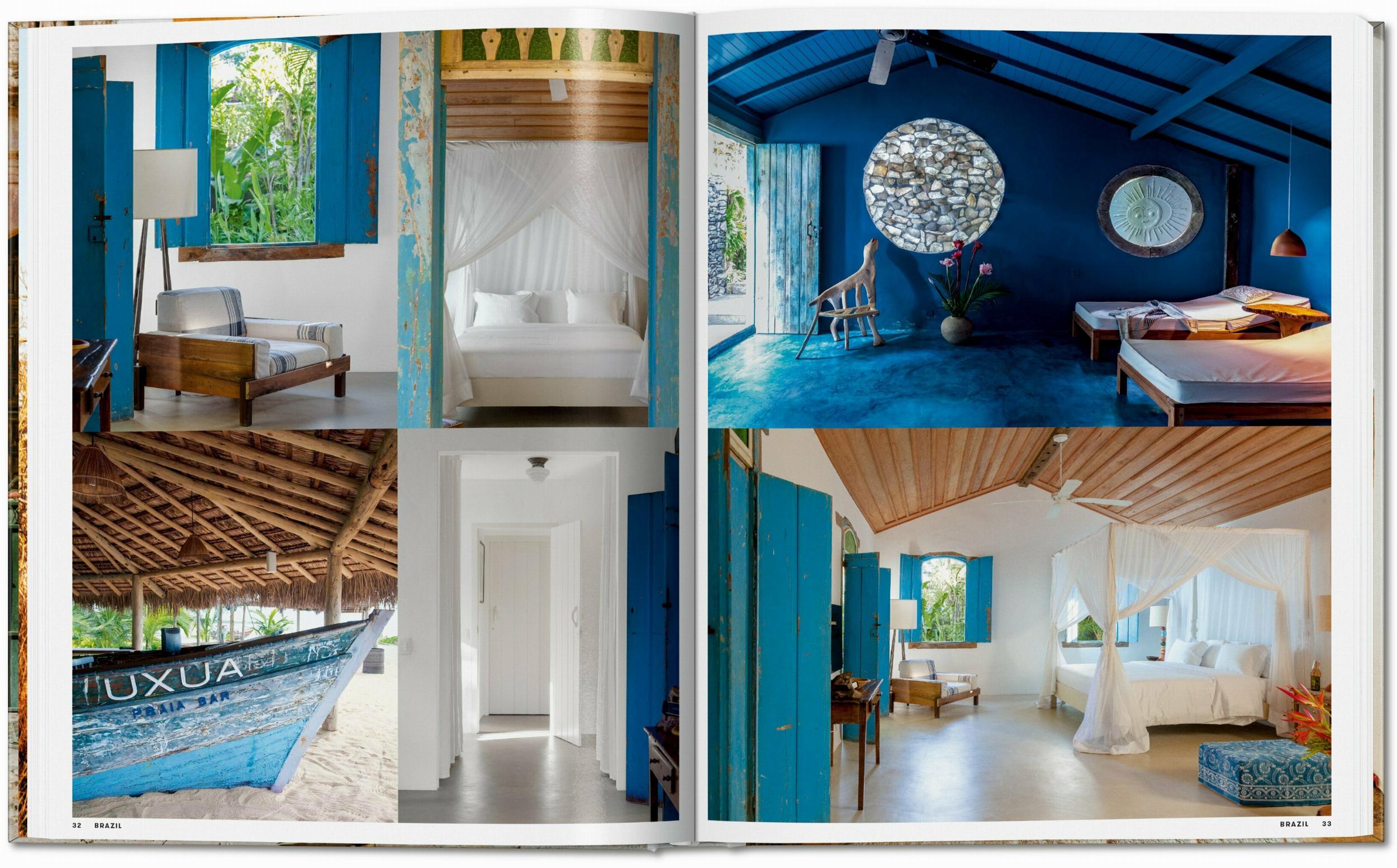 Design Villen am Strand von Trancoso mit restaurierten Häusern und tropischem Ethno Stil in Bahia.