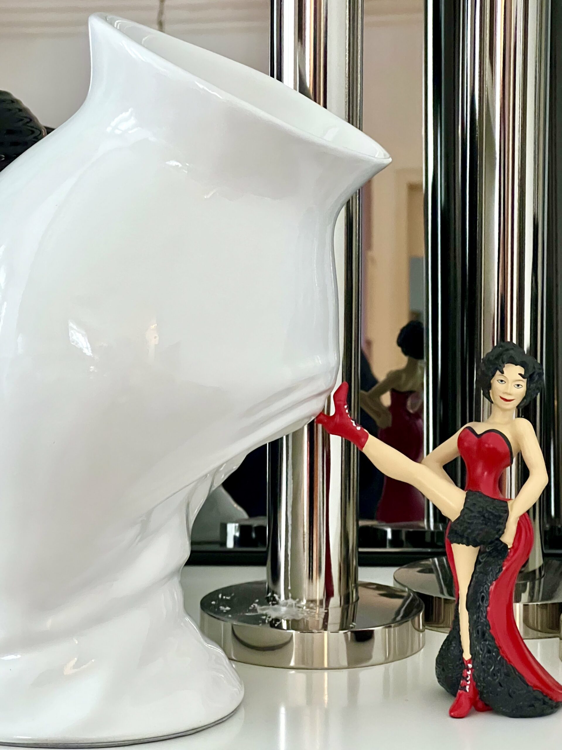 Vase CIRCUS LUCY weiß