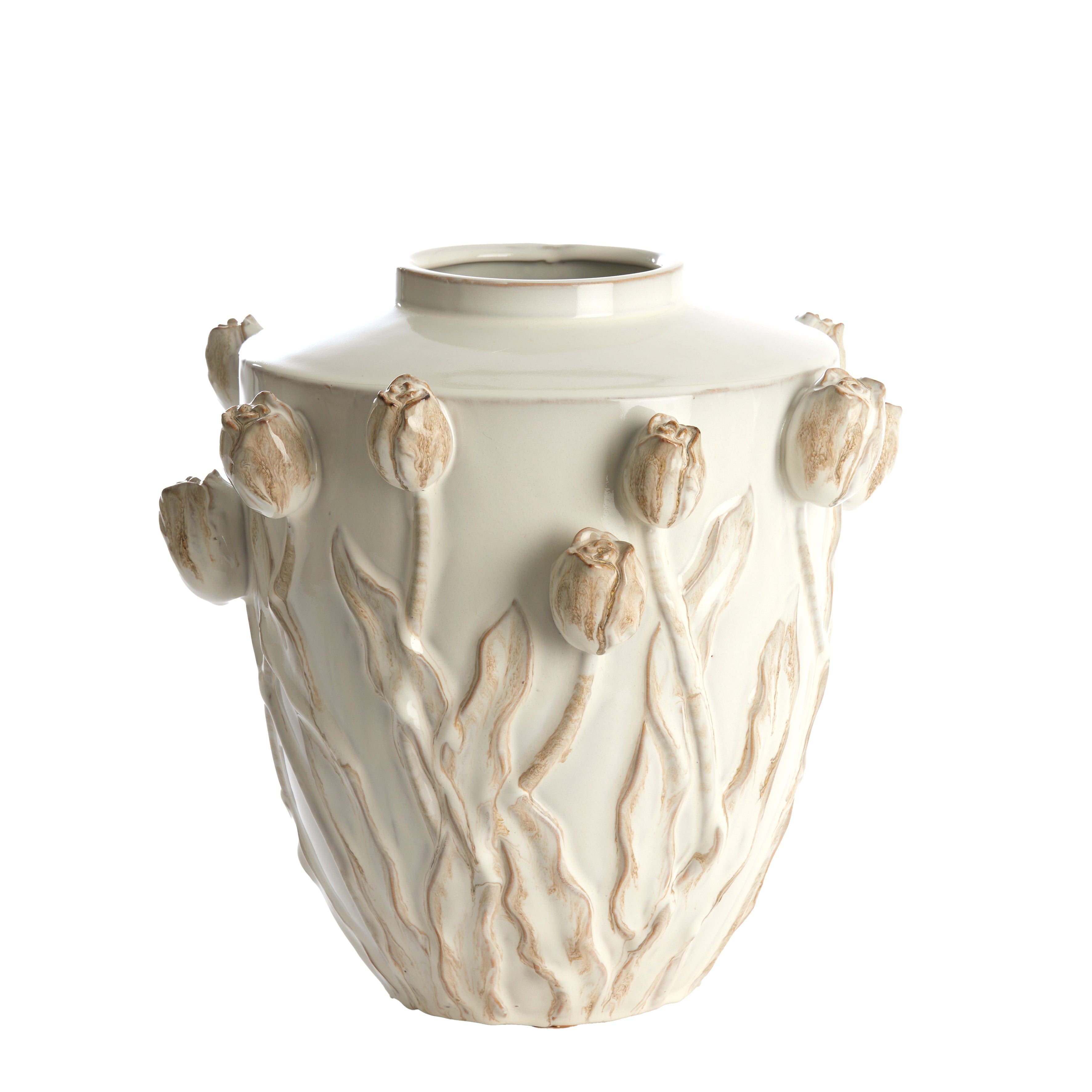 Vase JUANA crème von Light & Living