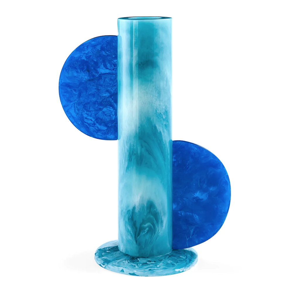 MUSTIQUE CYLINDER VASE türkis/blau