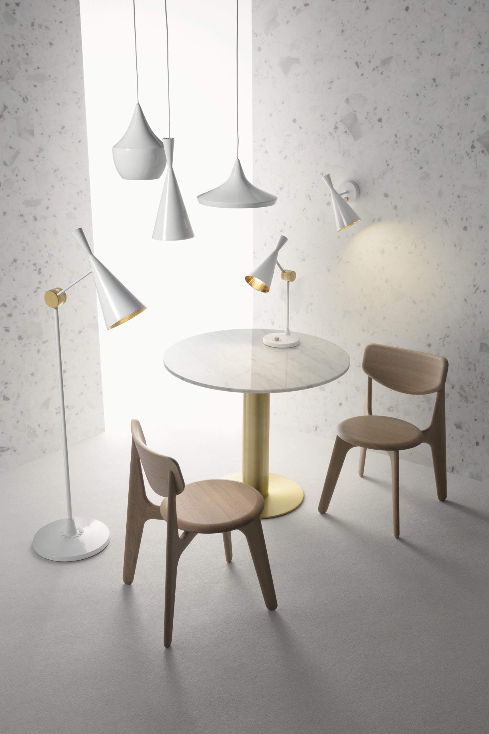Leuchten und Esszimmer von Tom Dixon