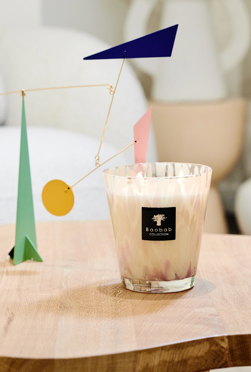 Vela Perfumada Baobab - WHITE PEARLS Max 16