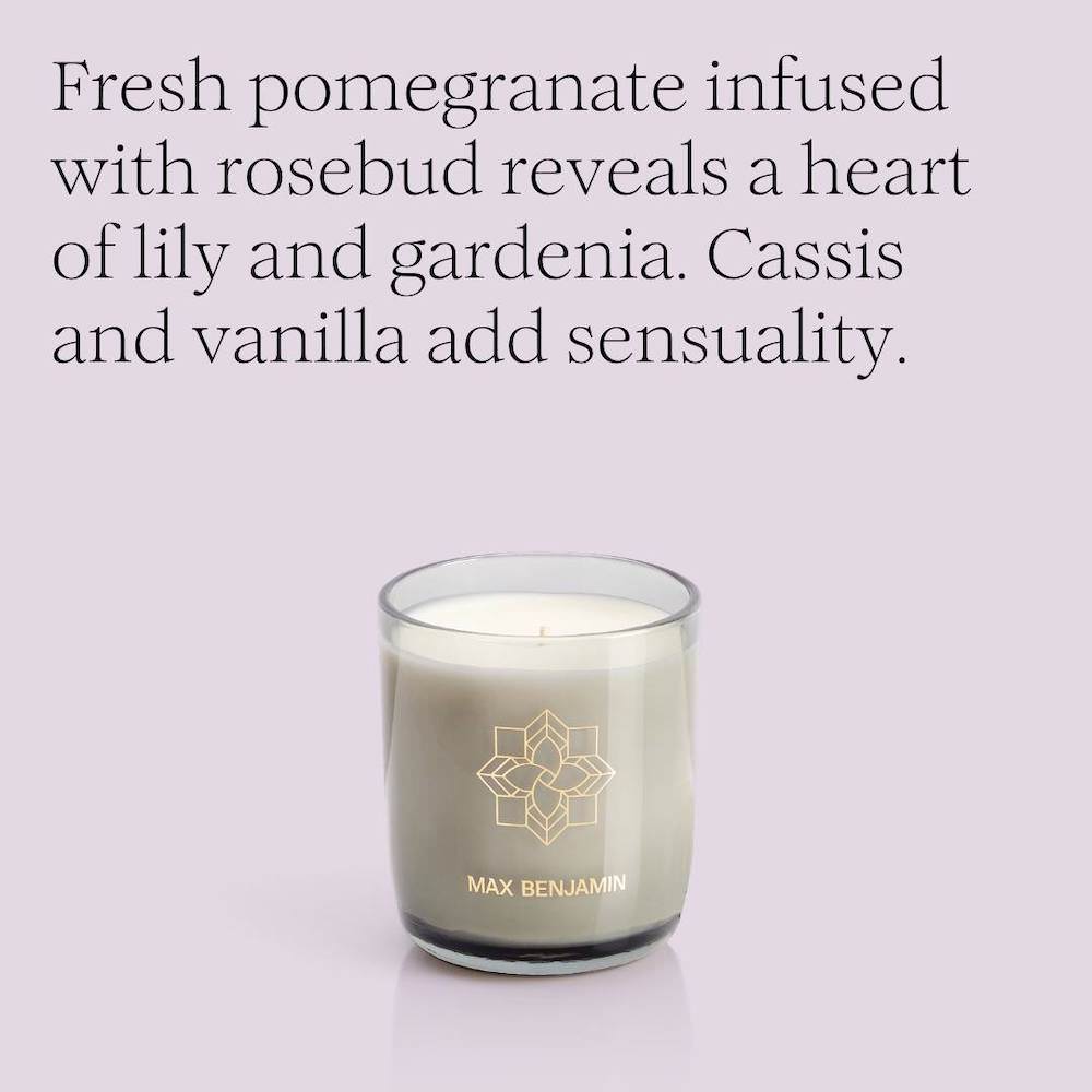 Max Benjamin Duftkerze WHITE POMEGRANATE 210g