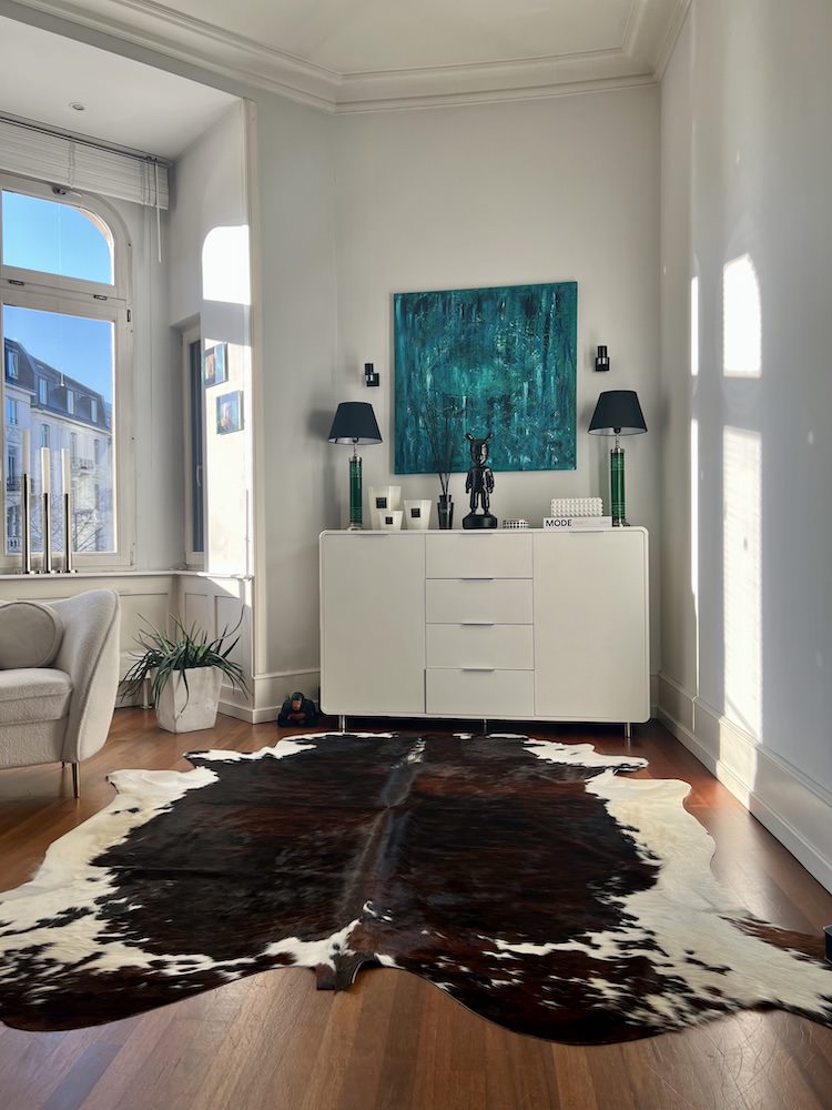 Kuhfell Teppich NORMANDIE