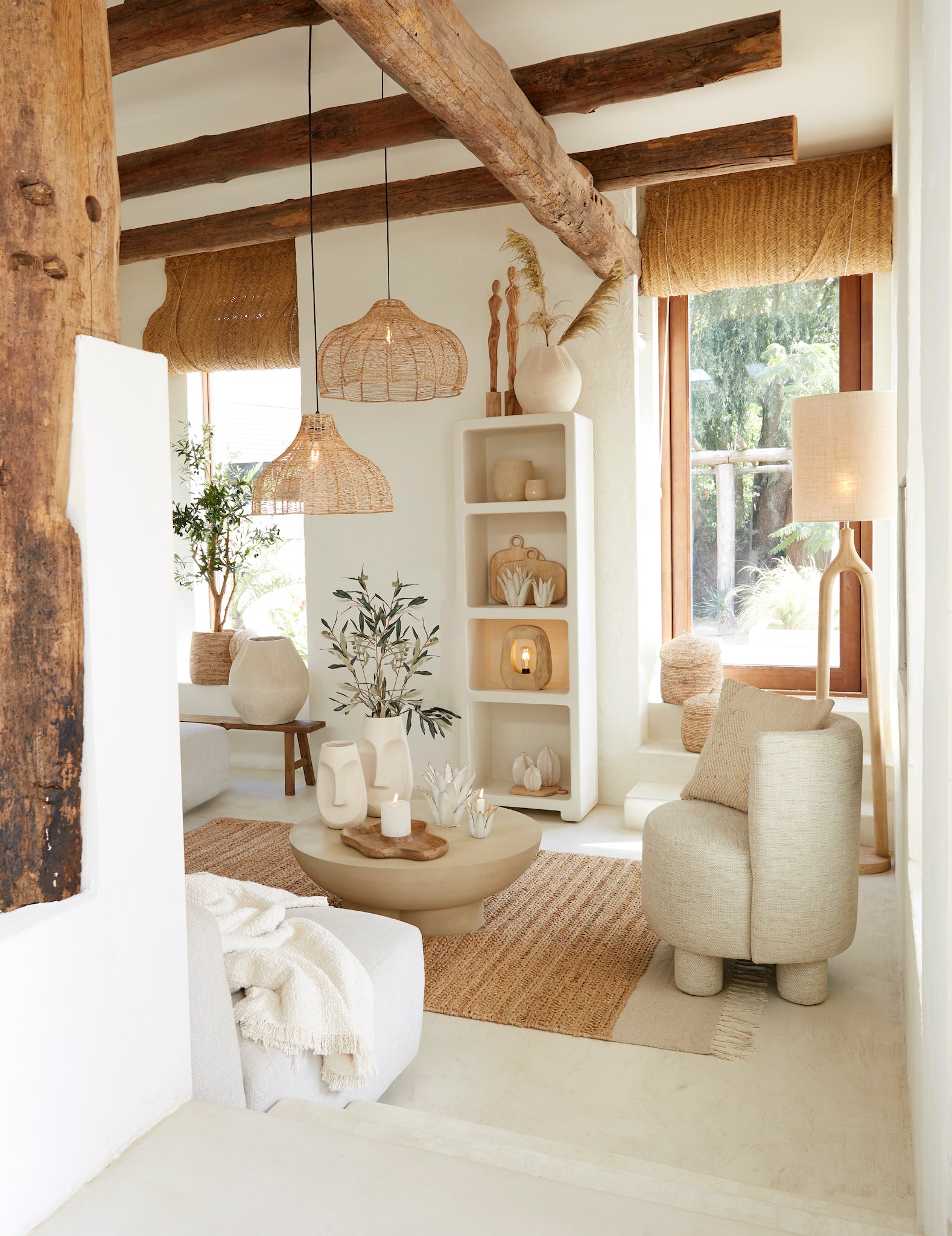 Inneneinrichtung in Naturtönen