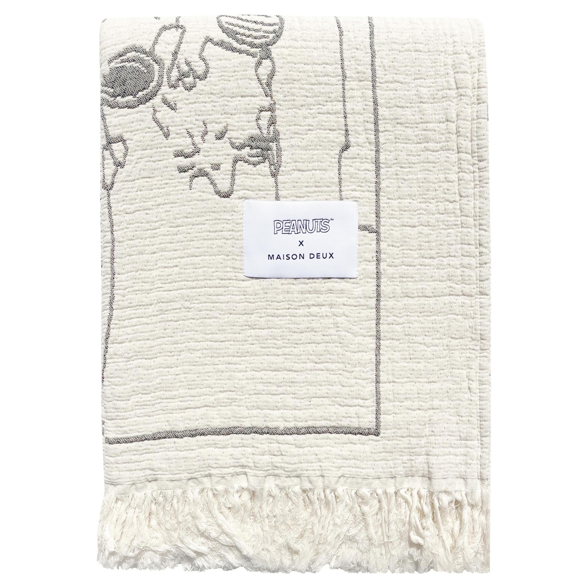 Baumwolldecke Peanuts Blanket Comic Flightschool