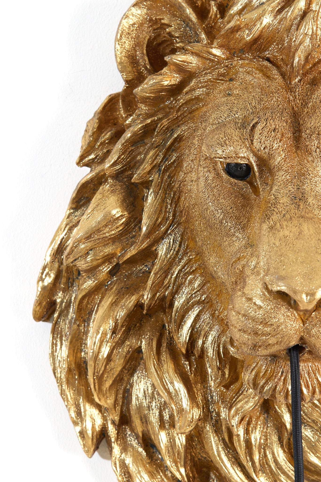 Bronzefarbene Wandleuchte LION für stilvolles Ambiente