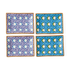 Dekoteller 4er- Set BASKETWEAVE Petite von Jonathan Adler
