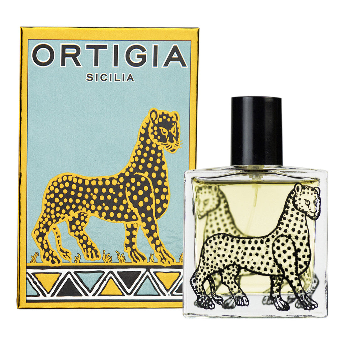 Luxuriöser Parfumflakon von Ortigia Sicilia – FLORIO Eau de Parfum 30ml mit floralen Noten und mediterranem Flair.

