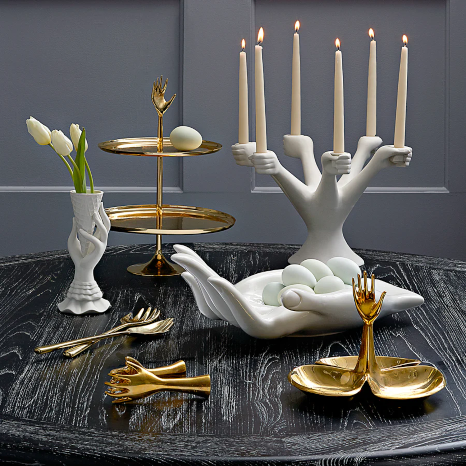 Candelero EVE de porcelana