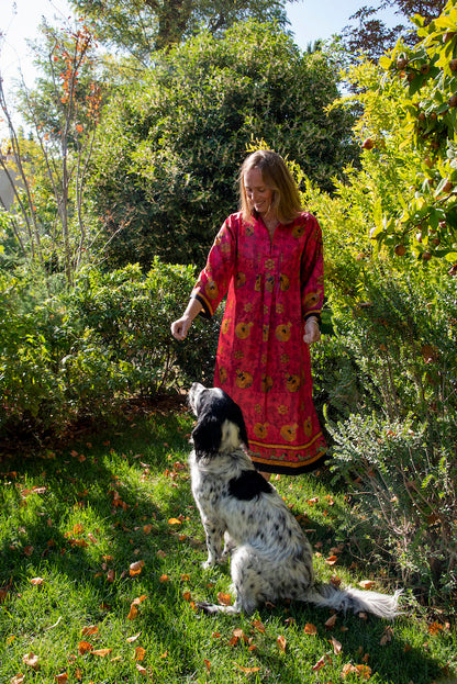 Kaftan MELOGRANO rot