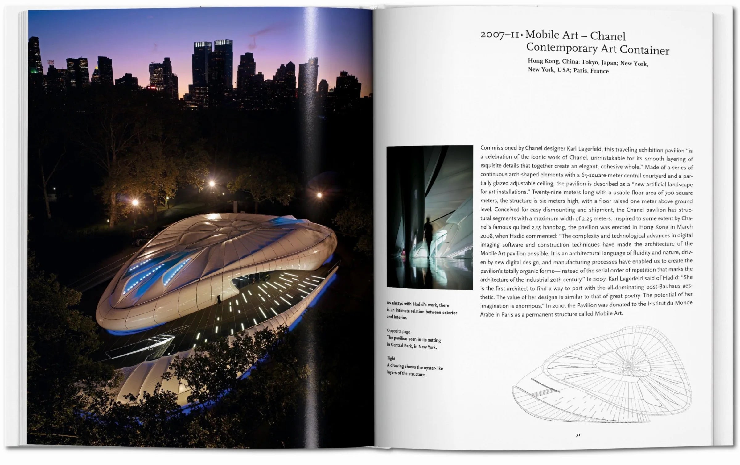 Mobile Art Chanel Contemporary Art Container von Zaha Hadid