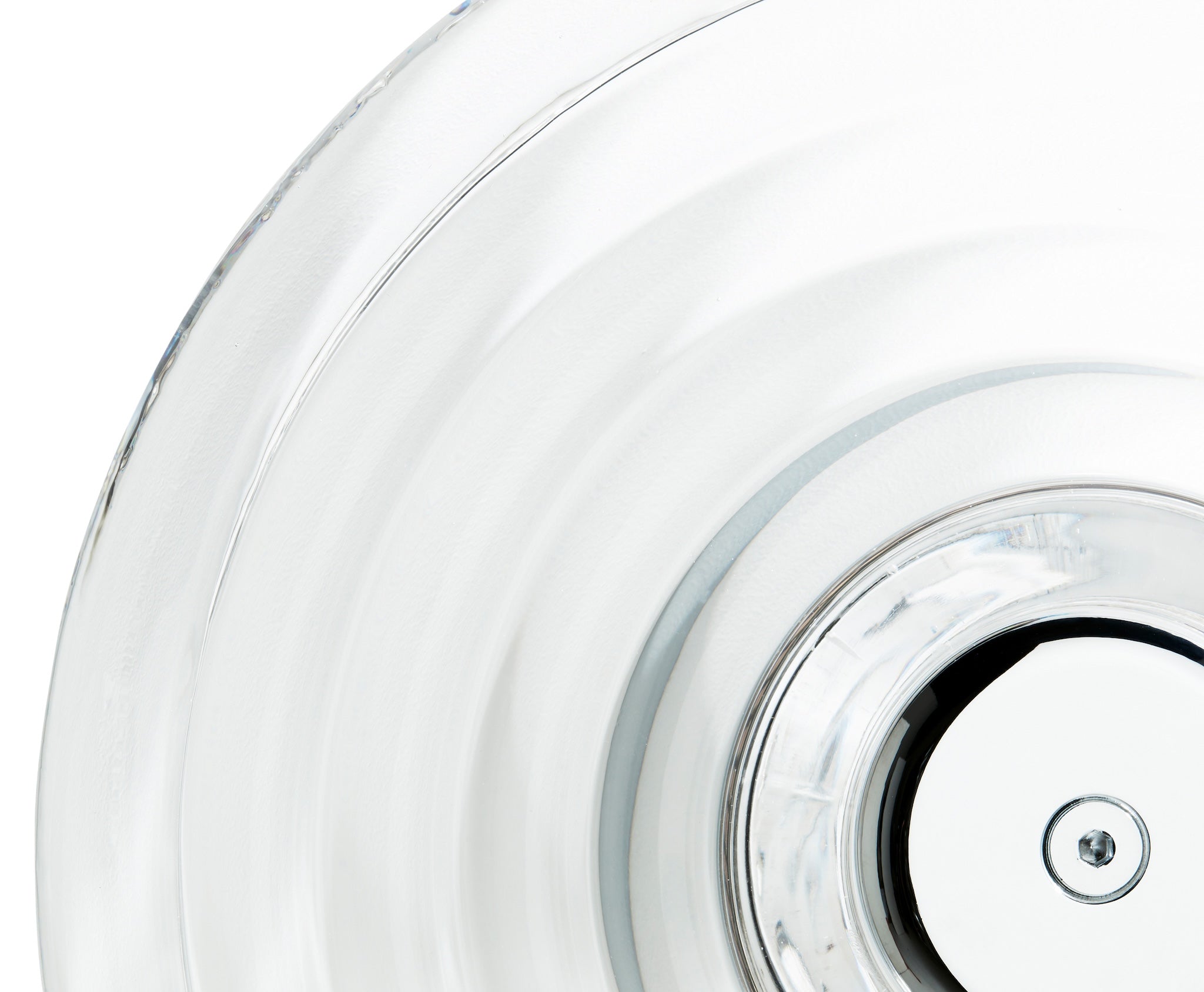 Skulpturale Wand- und Deckenleuchte aus gepresstem Glas - Surface Large Tom Dixon