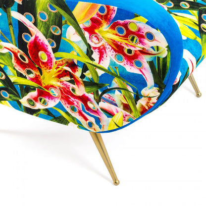 Sessel FLOWERS in blau von Seletti