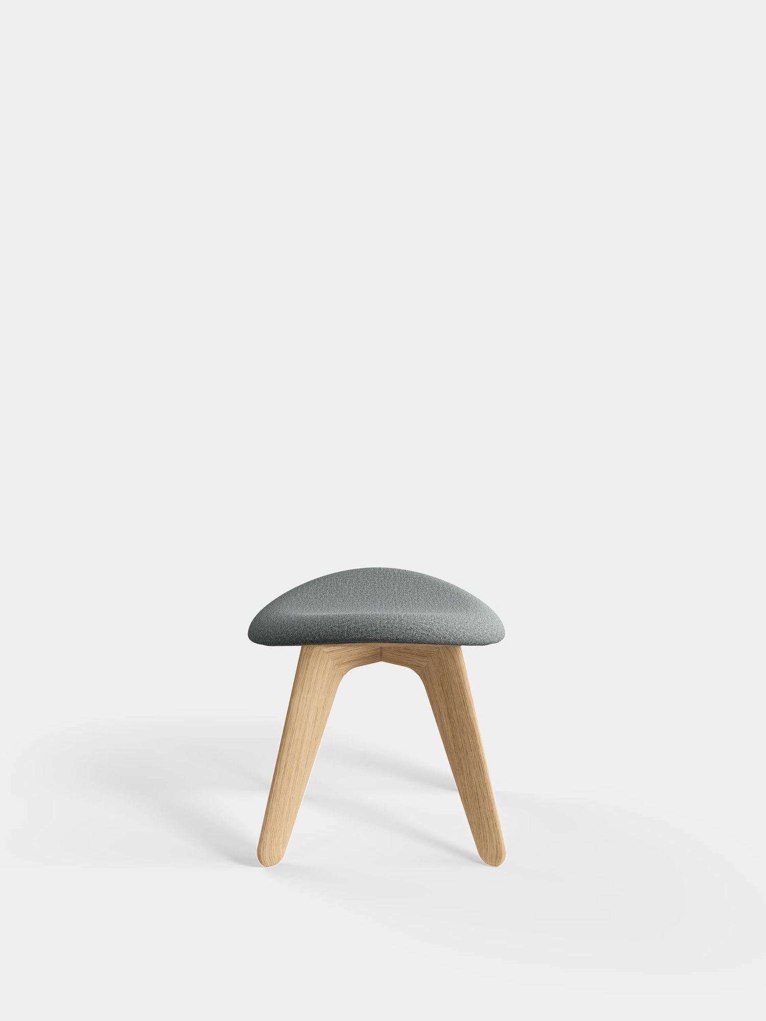 Slab Ottoman | puf de salón en gris