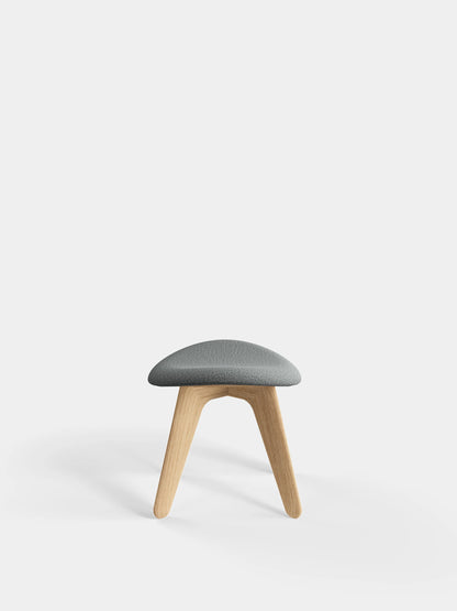 Slab Ottoman | puf de salón en gris