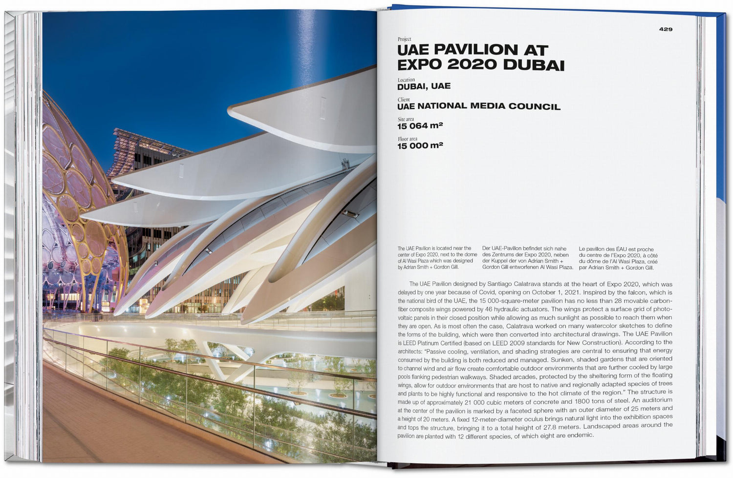 Bild im Buch zum UAE Pavilion in Dubai