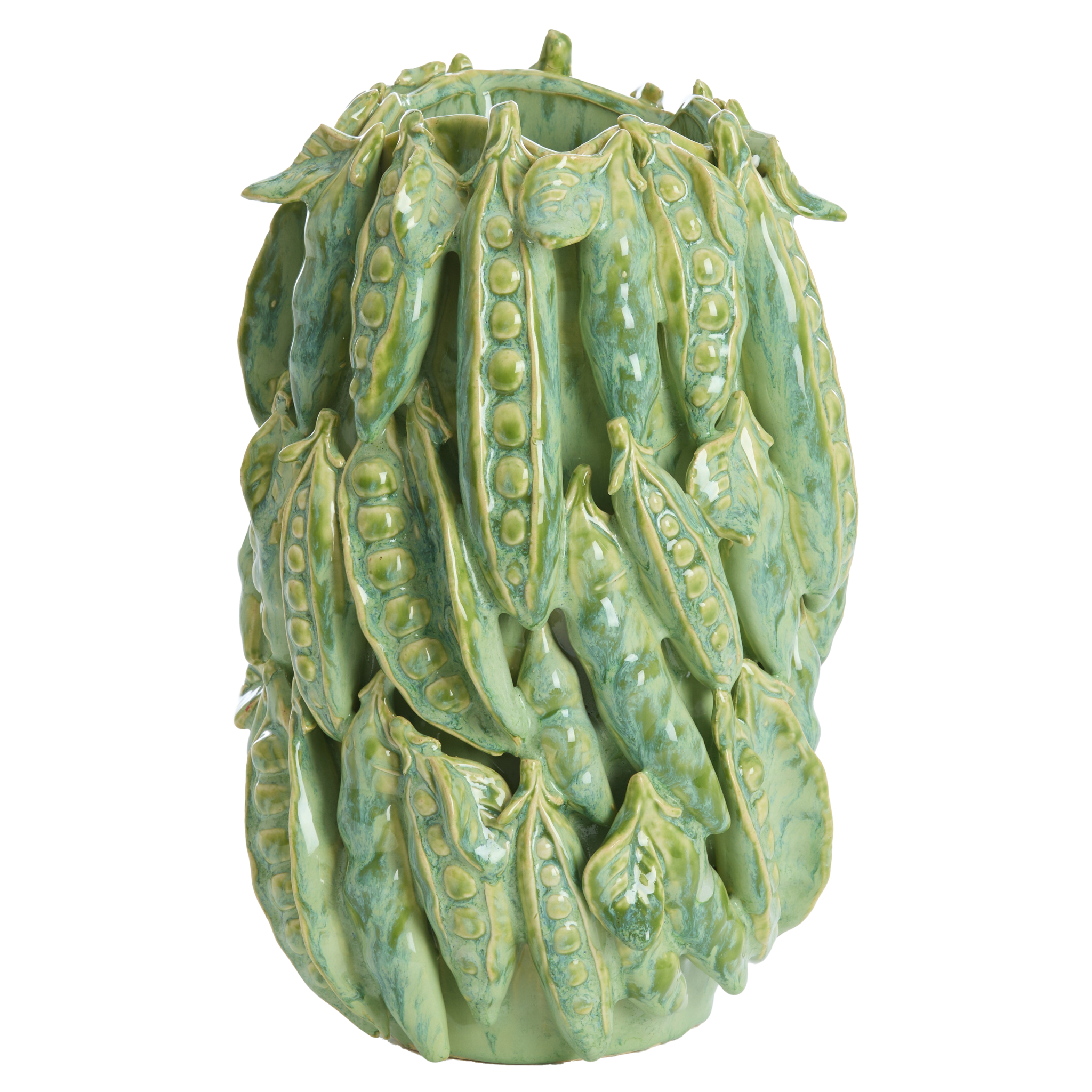Mintgrüne Keramikvase "FABA" von Light &amp; Living
