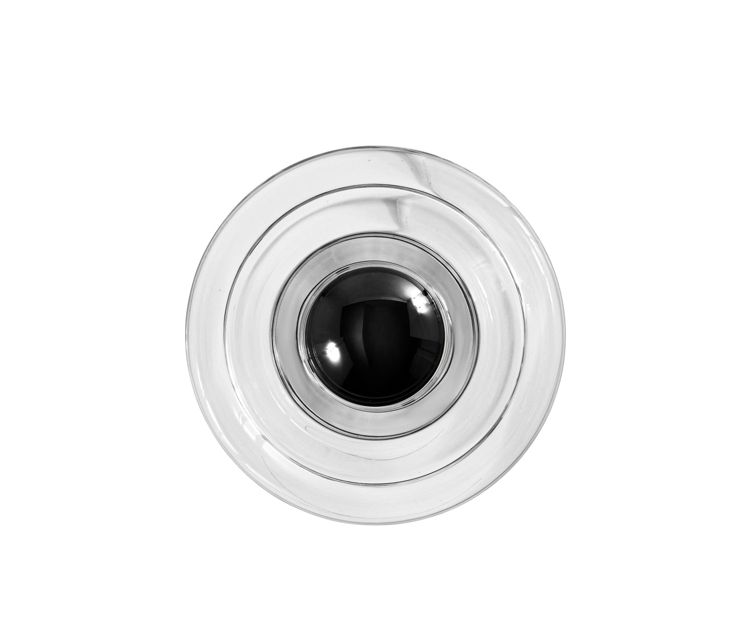 Lámpara de superficie Press Mini – Vidrio prensado transparente