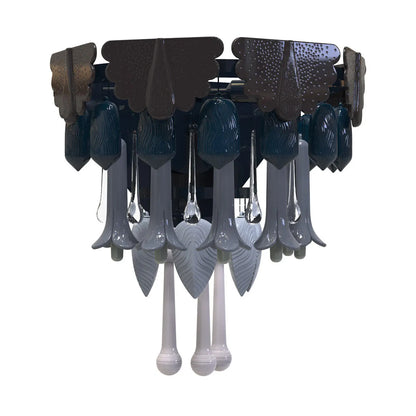 Lladró SEASONS WALL SCONCE – WINTER mit kunstvollen Porzellan-Elementen