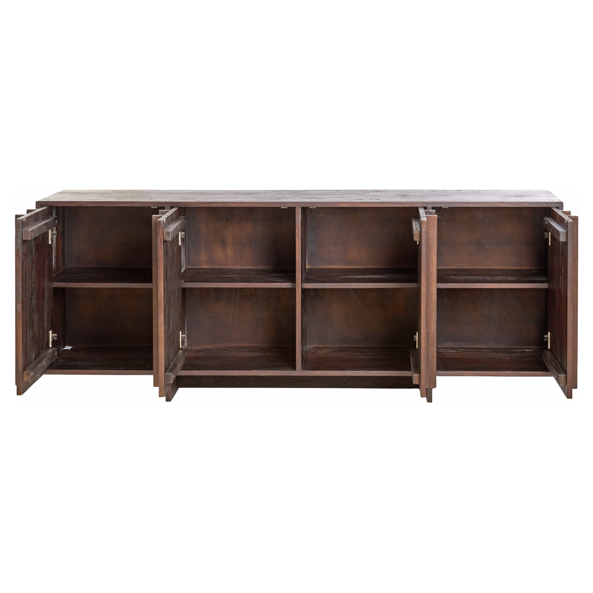 Robuster Schrank "Lavinio" aus exotischem Holz von Light &amp; Living.