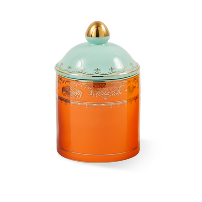 Grandpa Jar - S Vorratsglas aus Porzellan mit Golddeckel