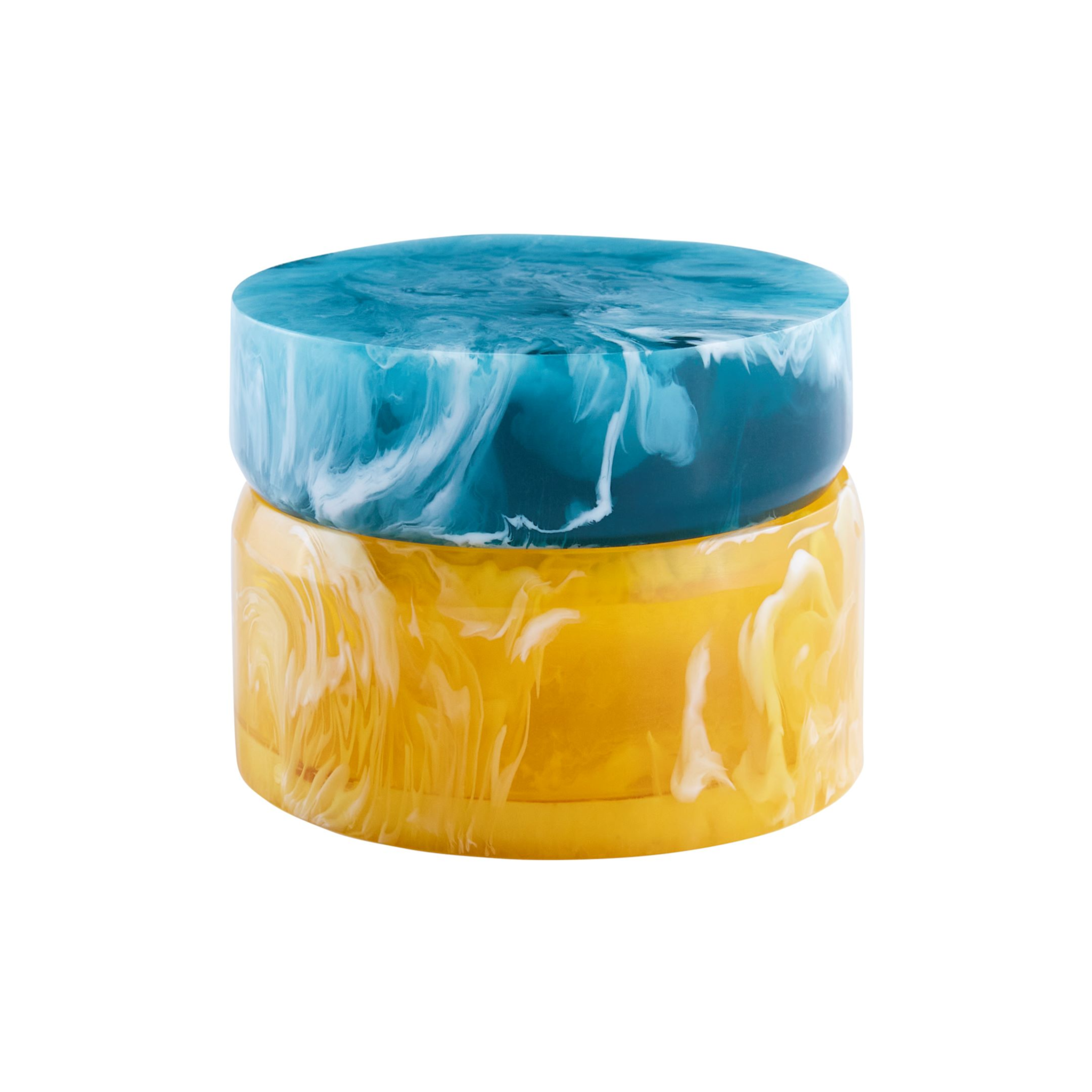 Como Aufbewahrungsdose von Jonathan Adler aus marmoriertem Acryl