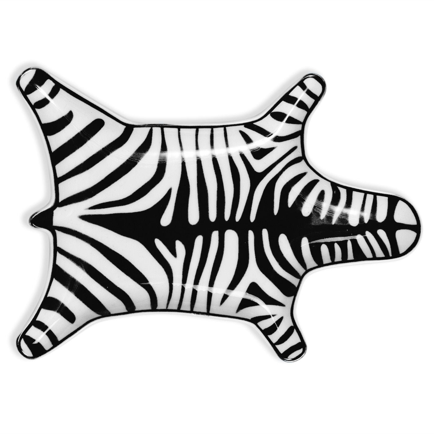 Zebra Aufbewahrungsschale von Jonathan Adler aus Porzellan