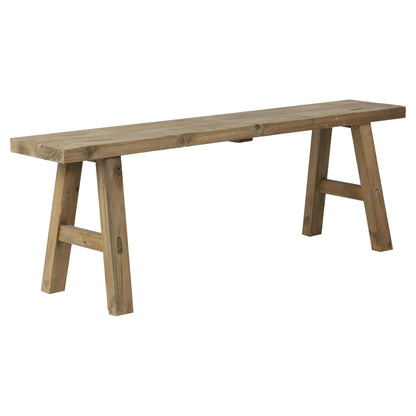 Naturholzbank SAFANE mit schmalem rechteckigem Design von Light &amp; Living