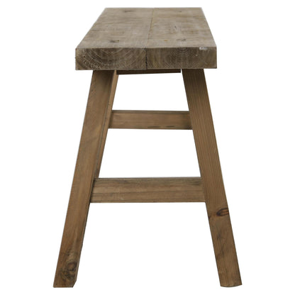 Dekoidee mit SAFANE Bank als Ablagefläche im Flur