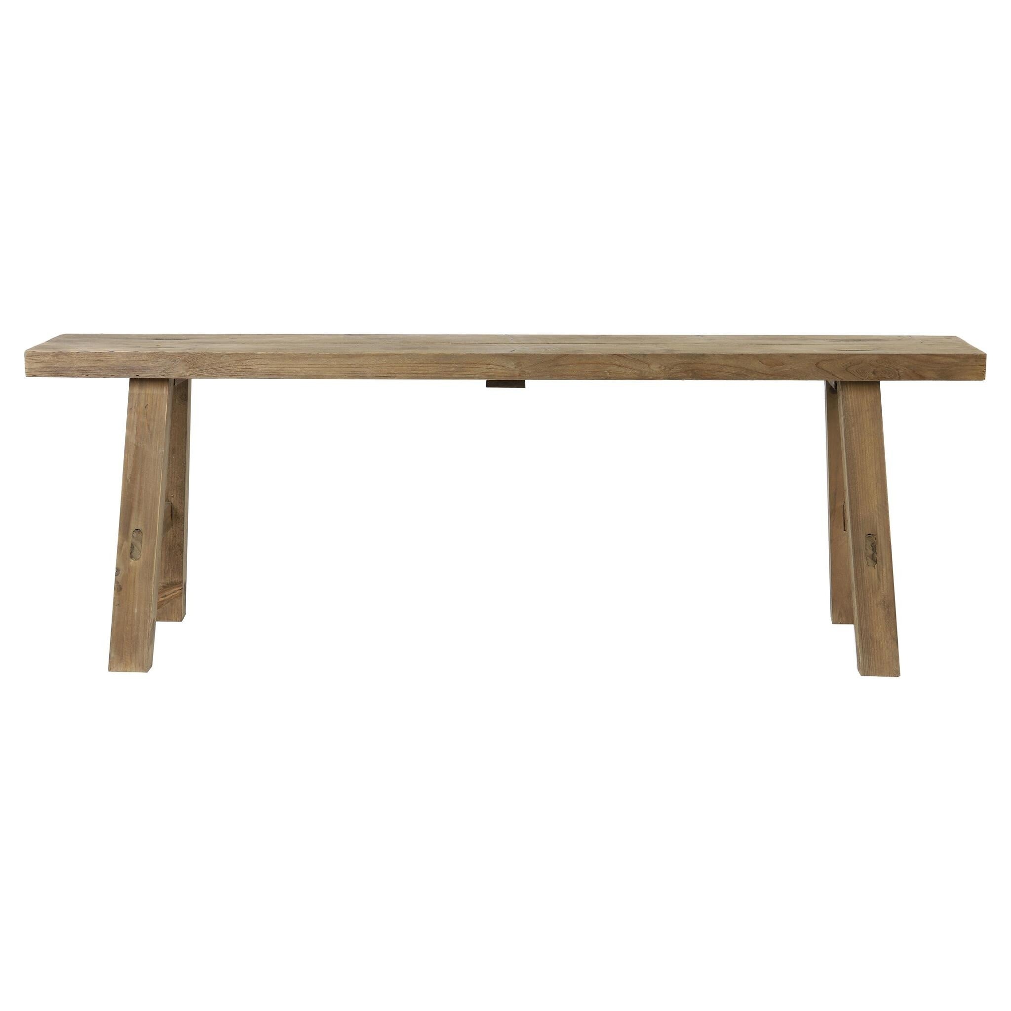 Holzbank SAFANE von Light &amp; Living in schmaler Ausführung