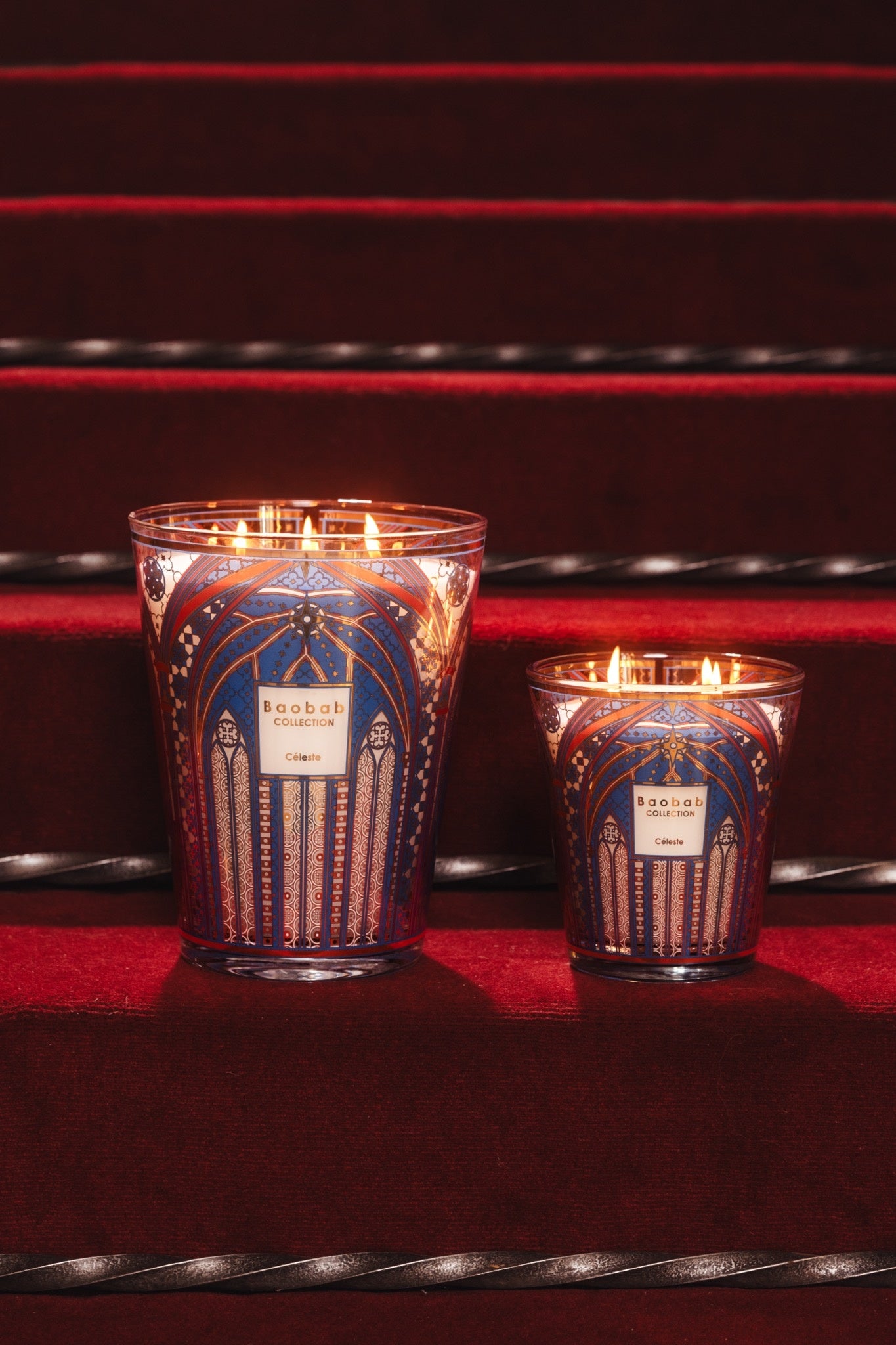 Baobab Collection Duftkerze CELESTE Max 24 und Max 16 – Weihrauch, Zedernholz &amp; Amber