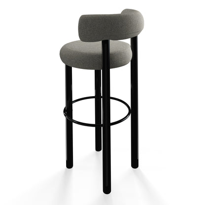 Fat 75cm Bar Stool – Bouclé Alpine Clay