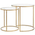 Beistelltisch DUARTE in gold