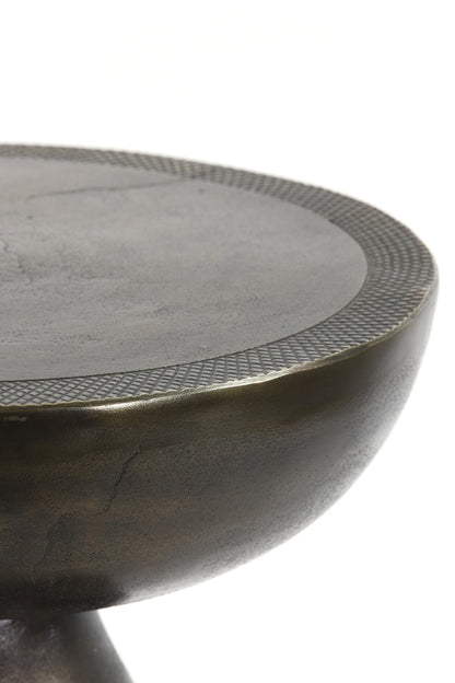 Beistelltisch PASJA Bronze antik Ø39,5x53 cm