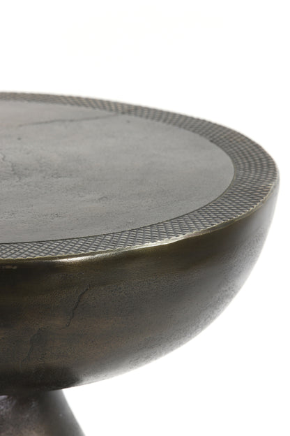 Beistelltisch PASJA Bronze antik Ø39,5x53 cm