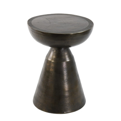 Beistelltisch PASJA Bronze antik Ø39,5x53 cm