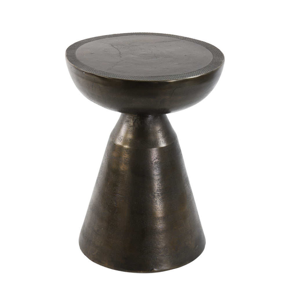 Beistelltisch PASJA Bronze antik Ø39,5x53 cm