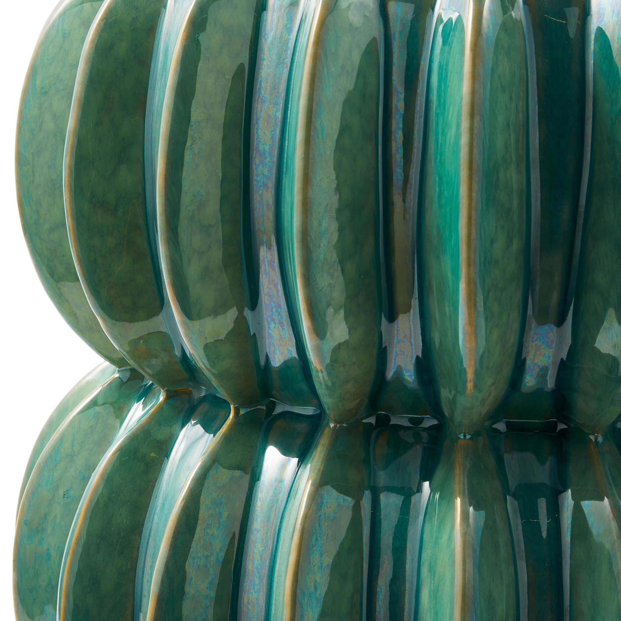 Skulpturaler Keramiktisch in Kürbisform von Pols Potten.